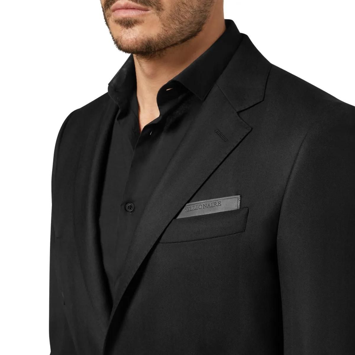 Modern Fit Blazer Jacke aus Wollmischung