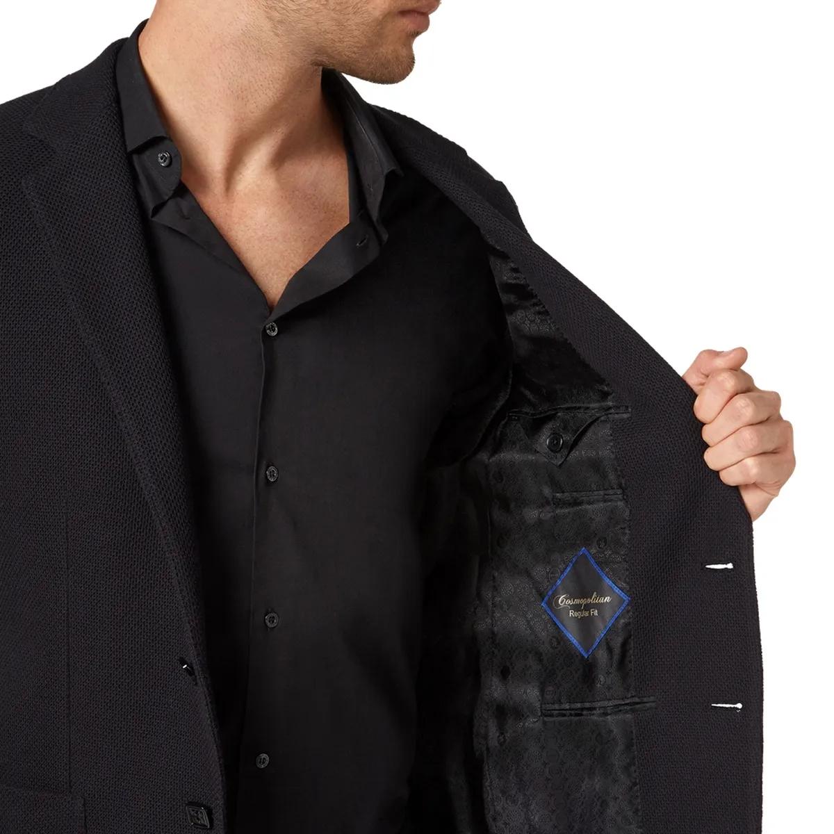 Strukturierter Blazer mit gerader Passform