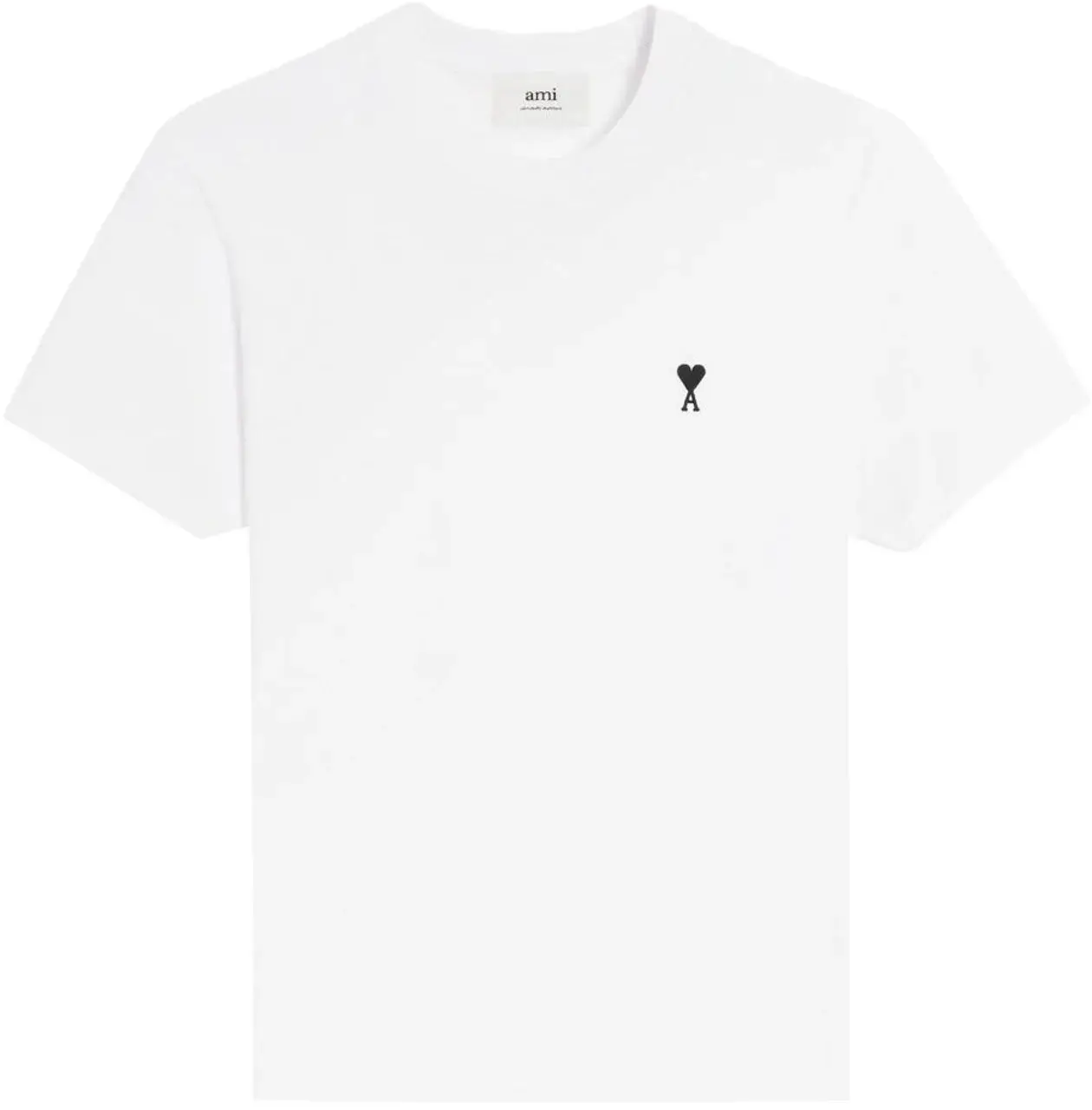 Klassisches T-Shirt mit Logo-Stickerei