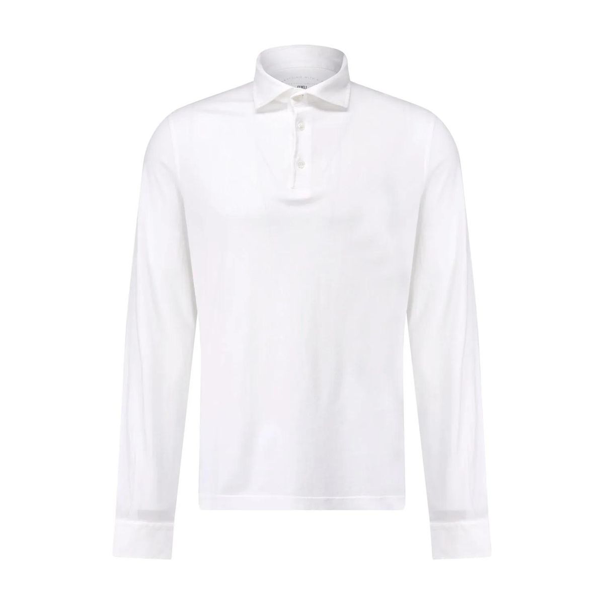 Langarm Poloshirt aus Baumwolle