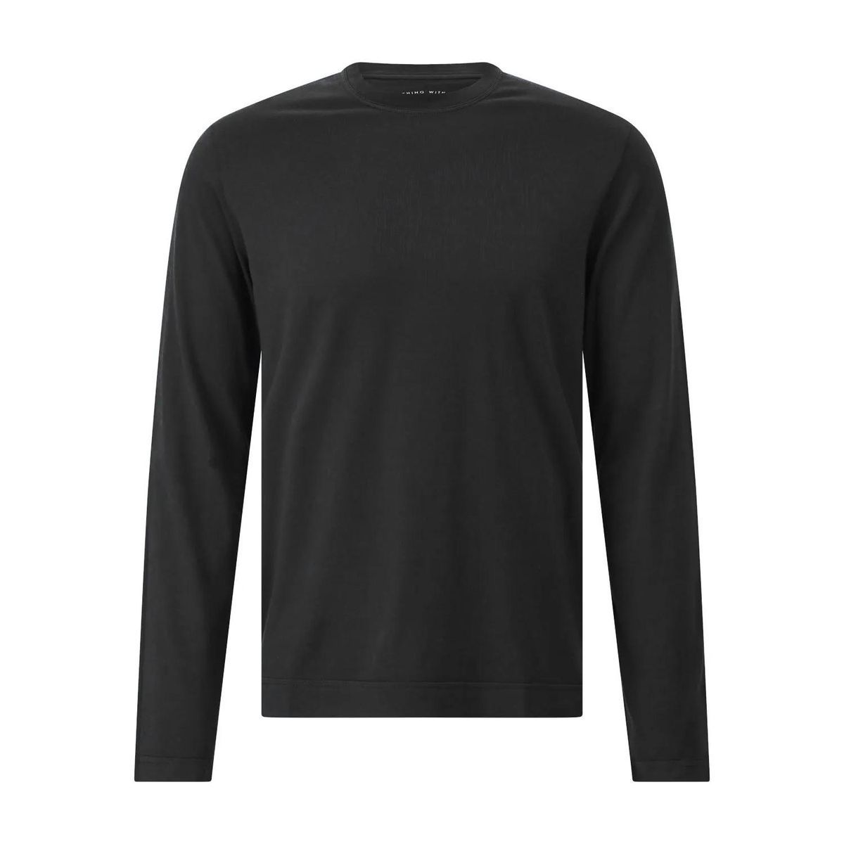 Klassisches Langarmshirt aus Baumwolle