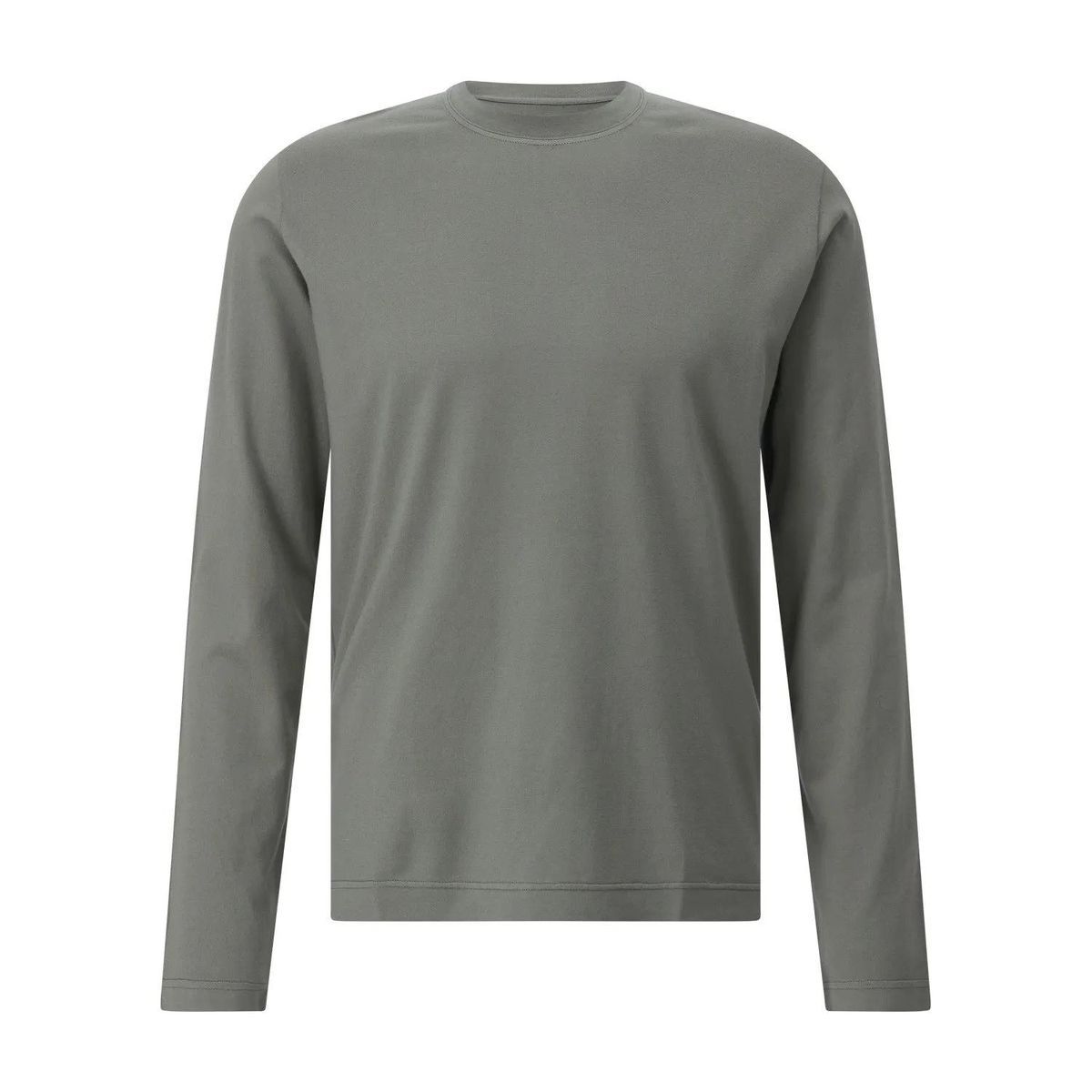 Lässiges Langarm-Baumwollshirt