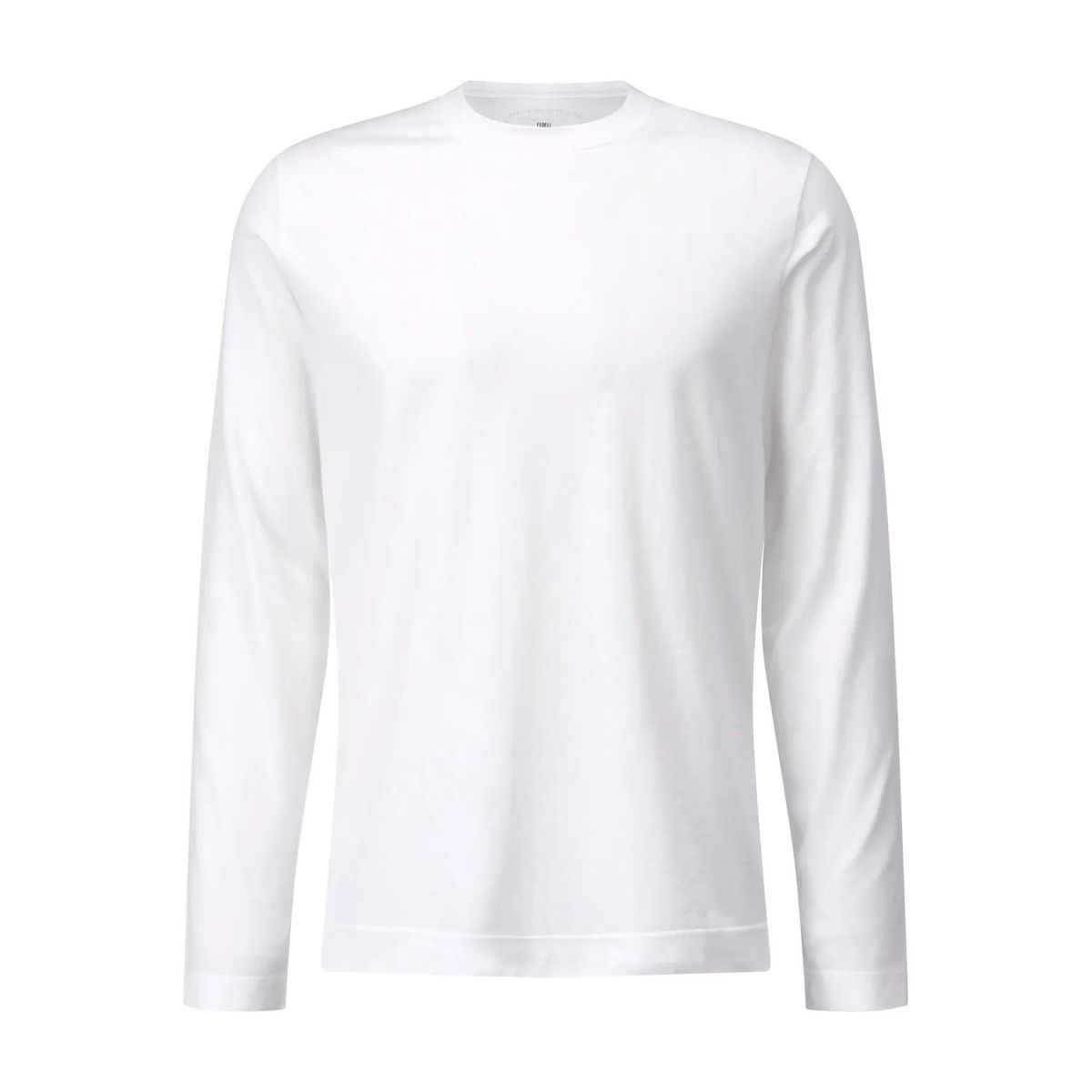 Klassisches Baumwoll-Langarmshirt