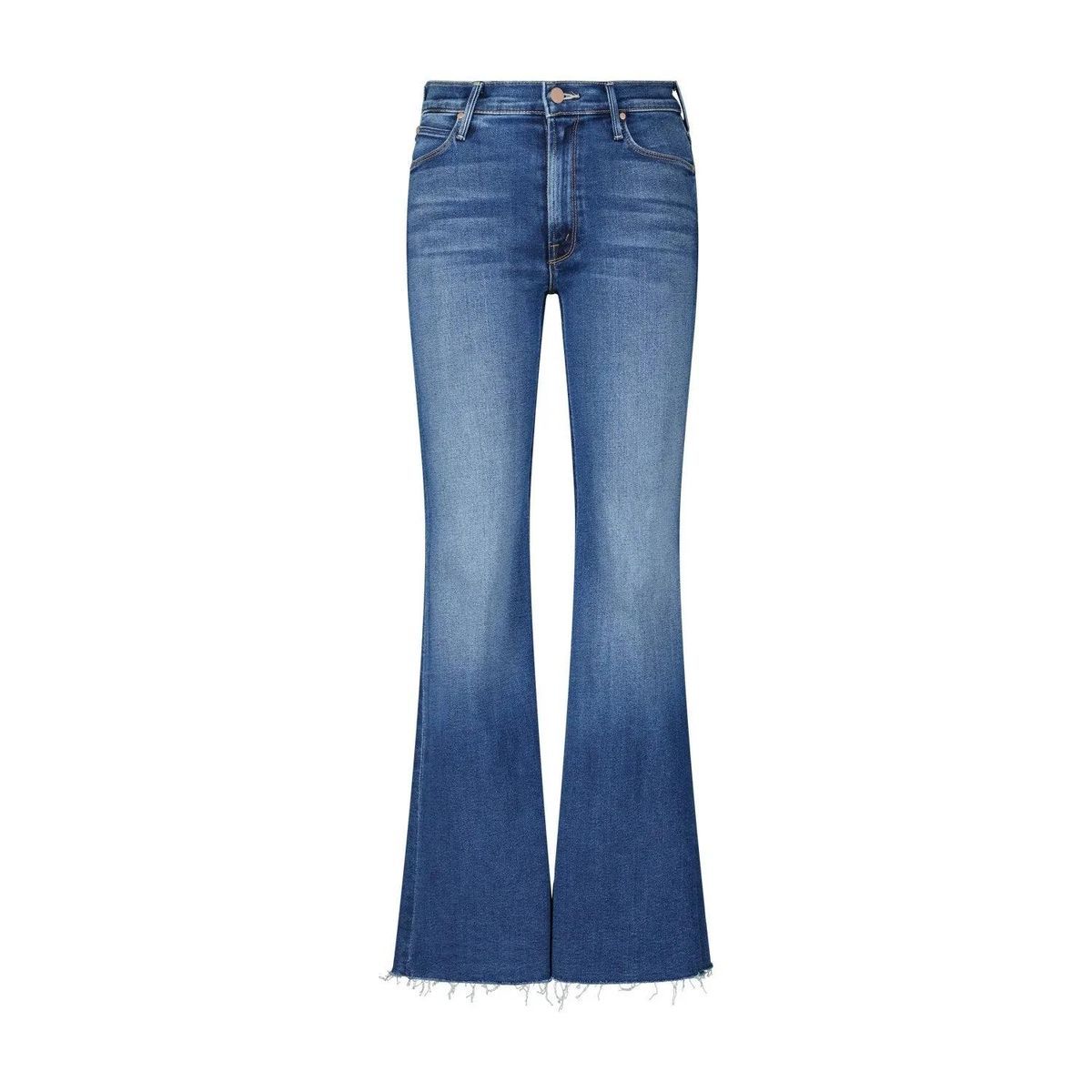 Ausgestellte Petite High-Rise Jeans
