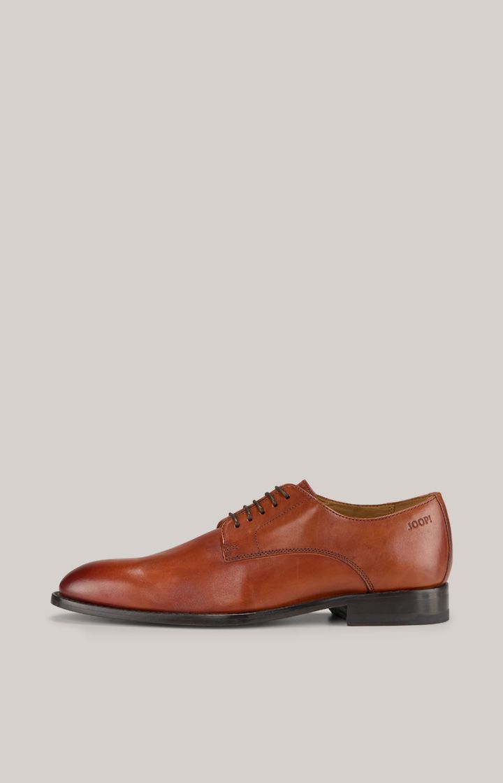 JOOP! Lusso Santinos Cognac braune Leder Derby Schnürschuhe