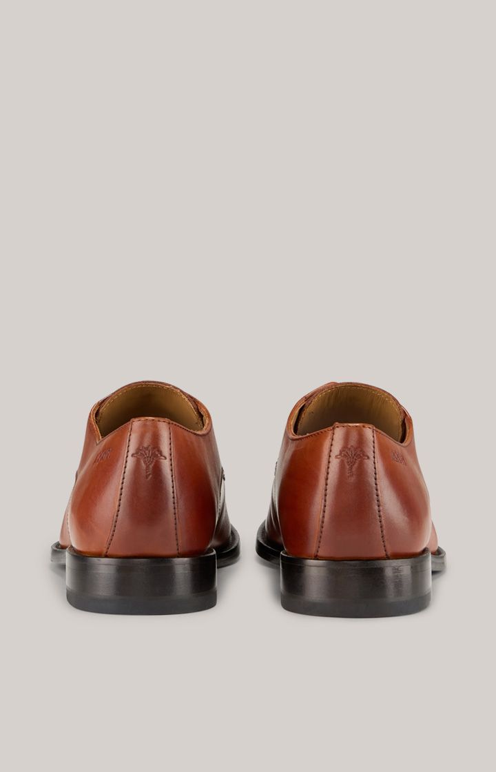 JOOP! Lusso Santinos Cognac braune Leder Derby Schnürschuhe