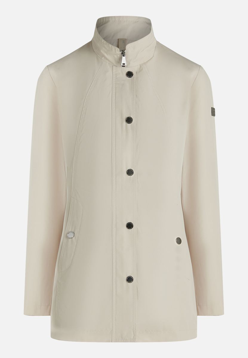 Lässige Outdoorjacke mit Stehkragen