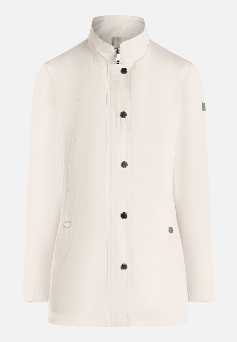 Lässige Outdoorjacke mit Stehkragen