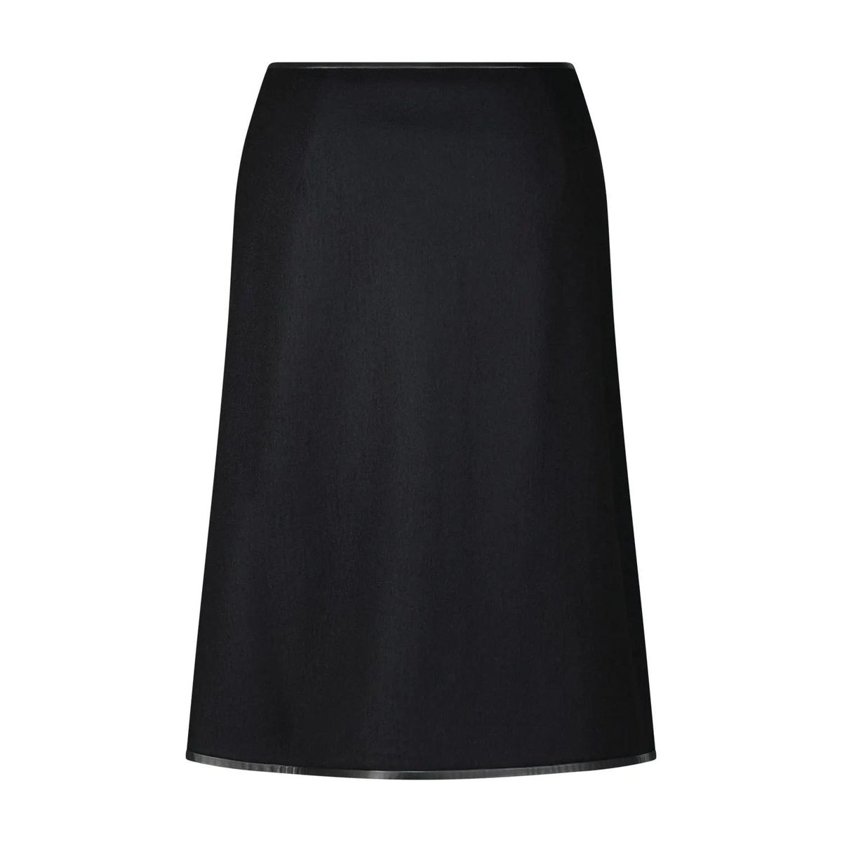 Eleganter Woll-Midi-Rock