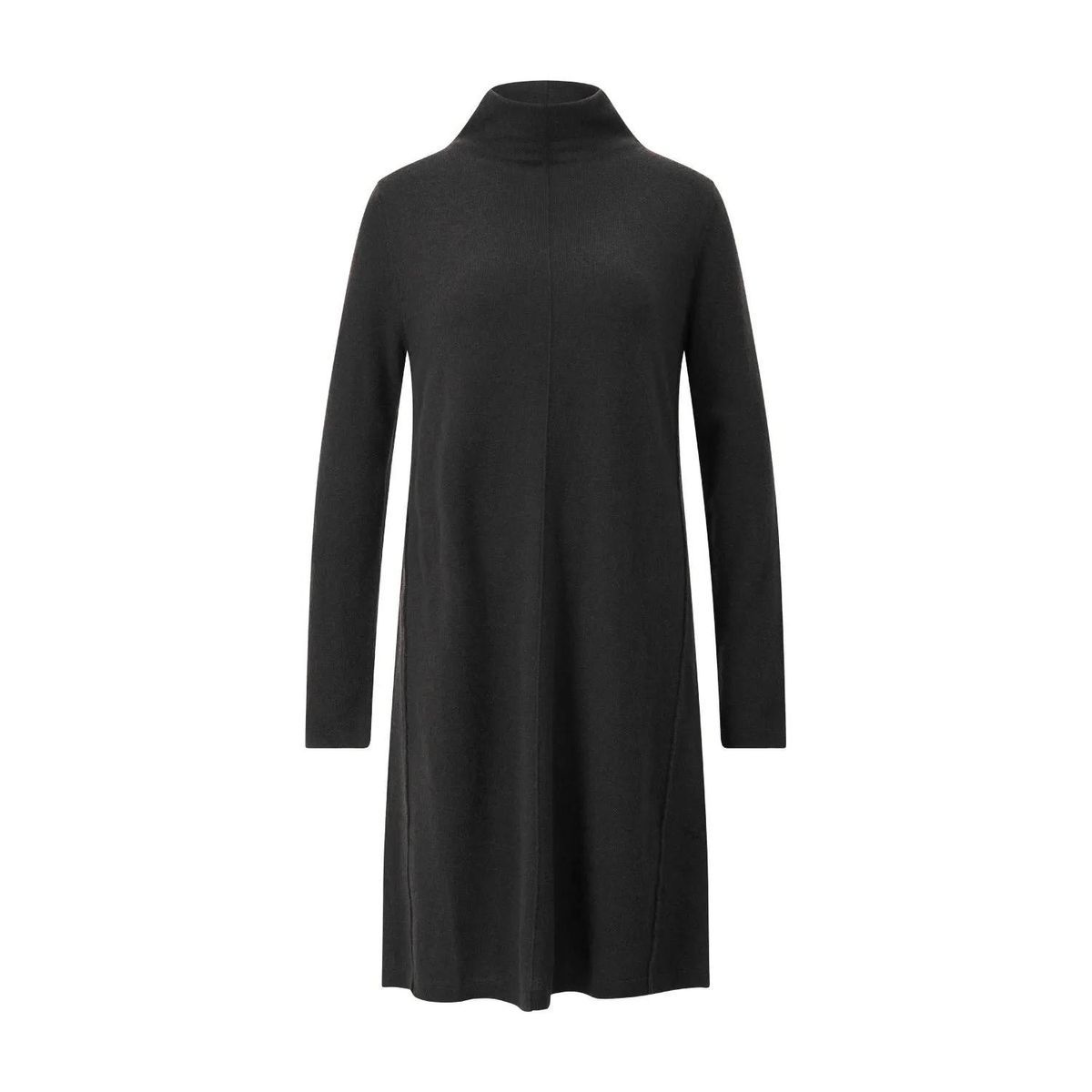 Minimalistisches Strickkleid mit Trichterkragen