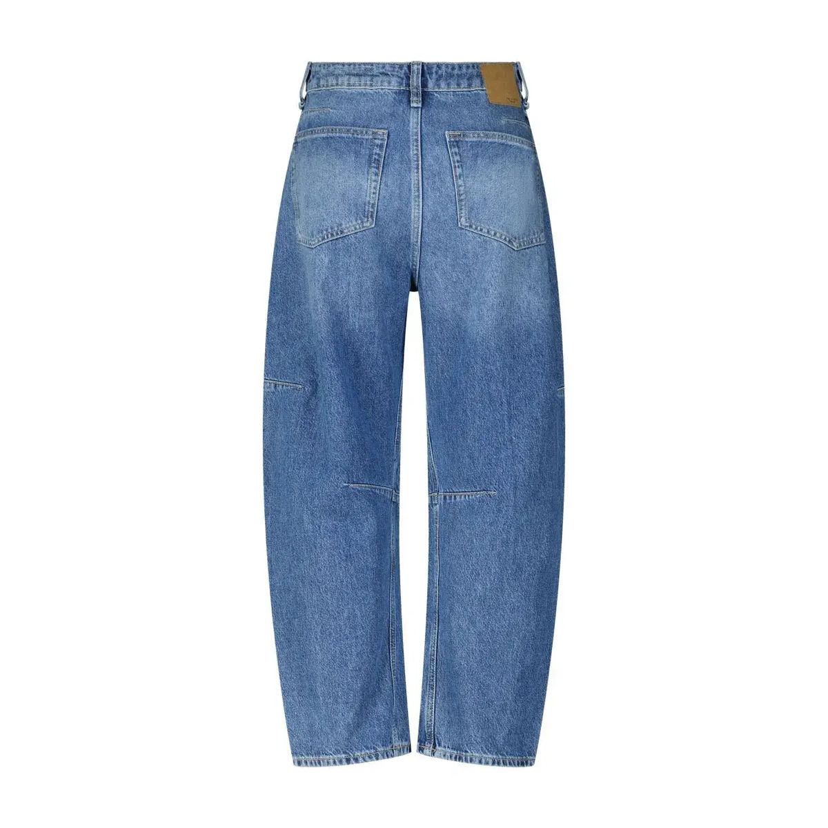High-Rise Barrel Leg Jeans