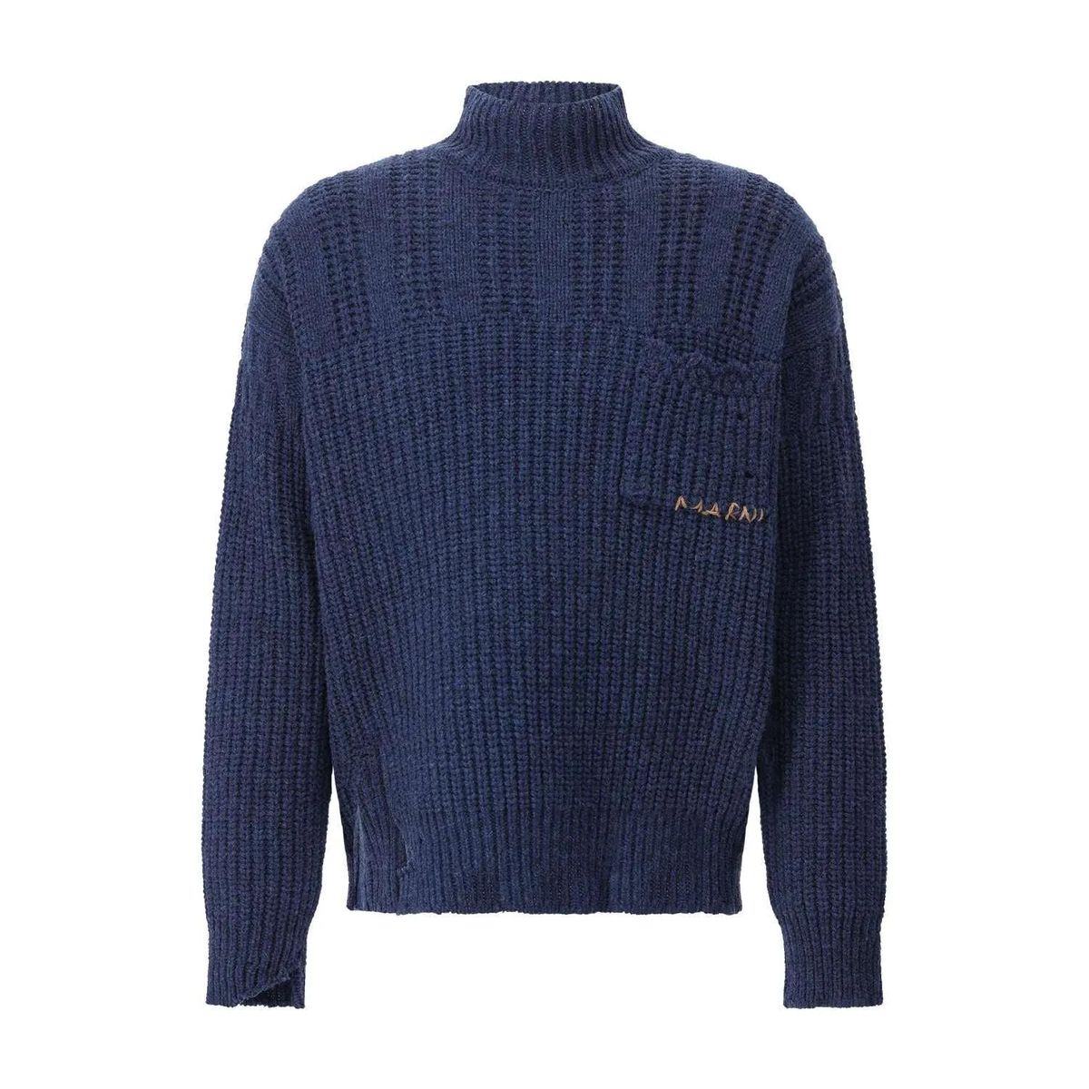 Oversized Strickpullover aus Wolle