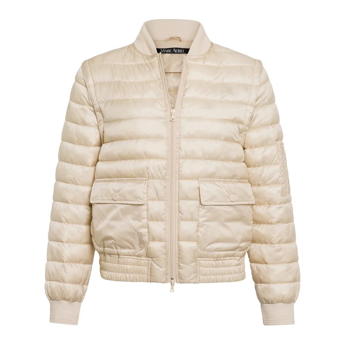 Leichte gefütterte Bomberjacke mit Taschen