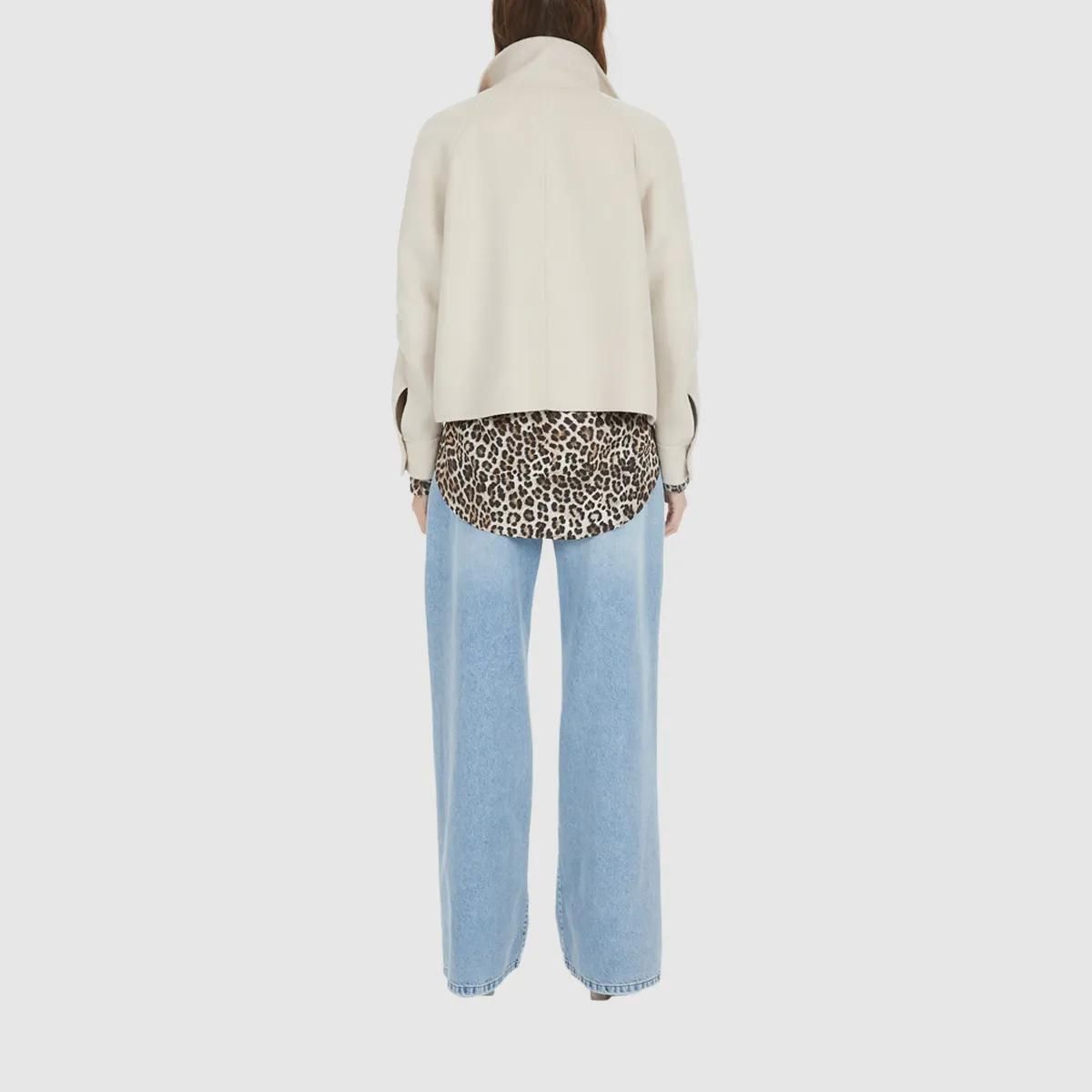 Elegante Double-Face Jacke aus Wollmischung