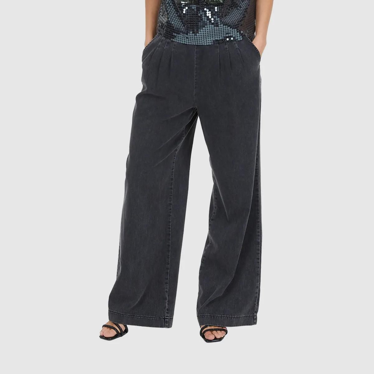 Weite Loungehose aus Denim