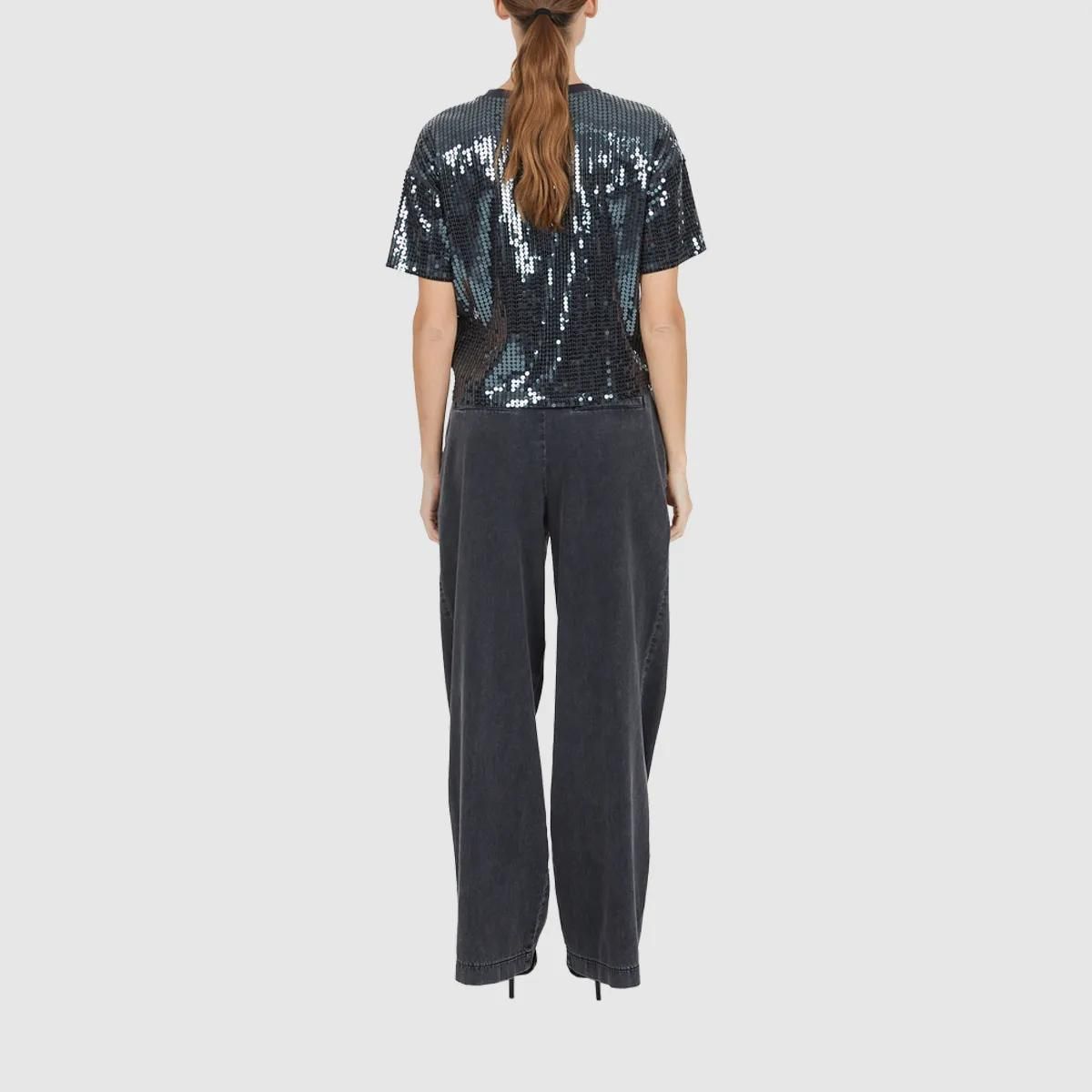 Weite Loungehose aus Denim