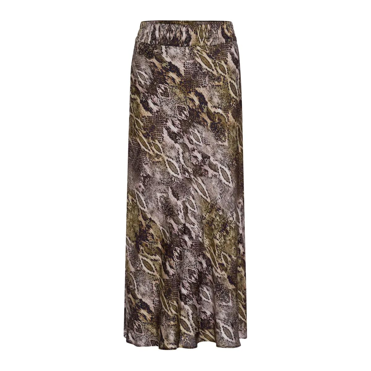 Midirock mit Schlangenmuster