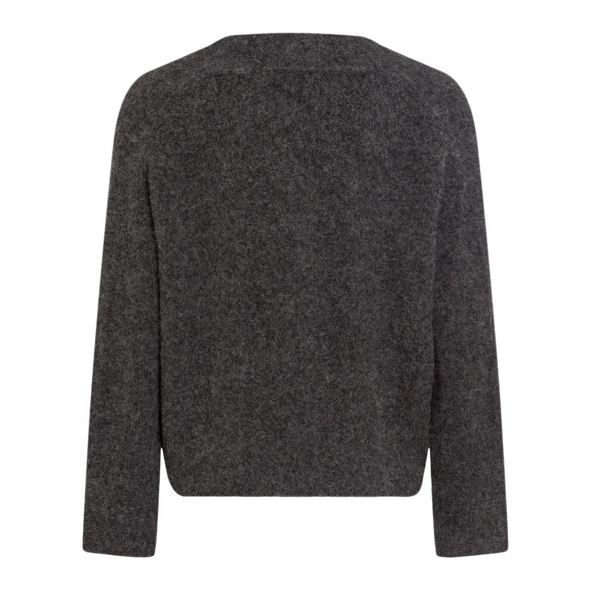 Kuscheliger Pullover mit V-Ausschnitt und Alpakawolle