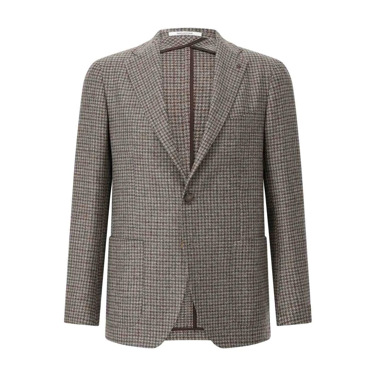 Hahnentritt-Wollmischungsblazer