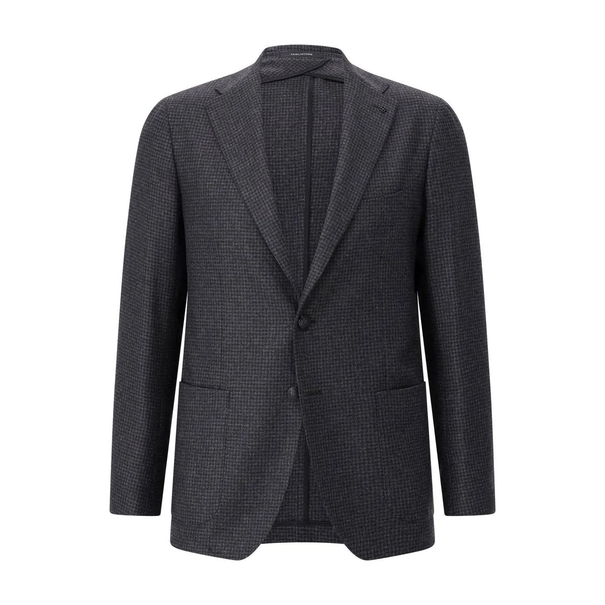 Sakko aus Wollmischung mit Hahnentrittmuster
