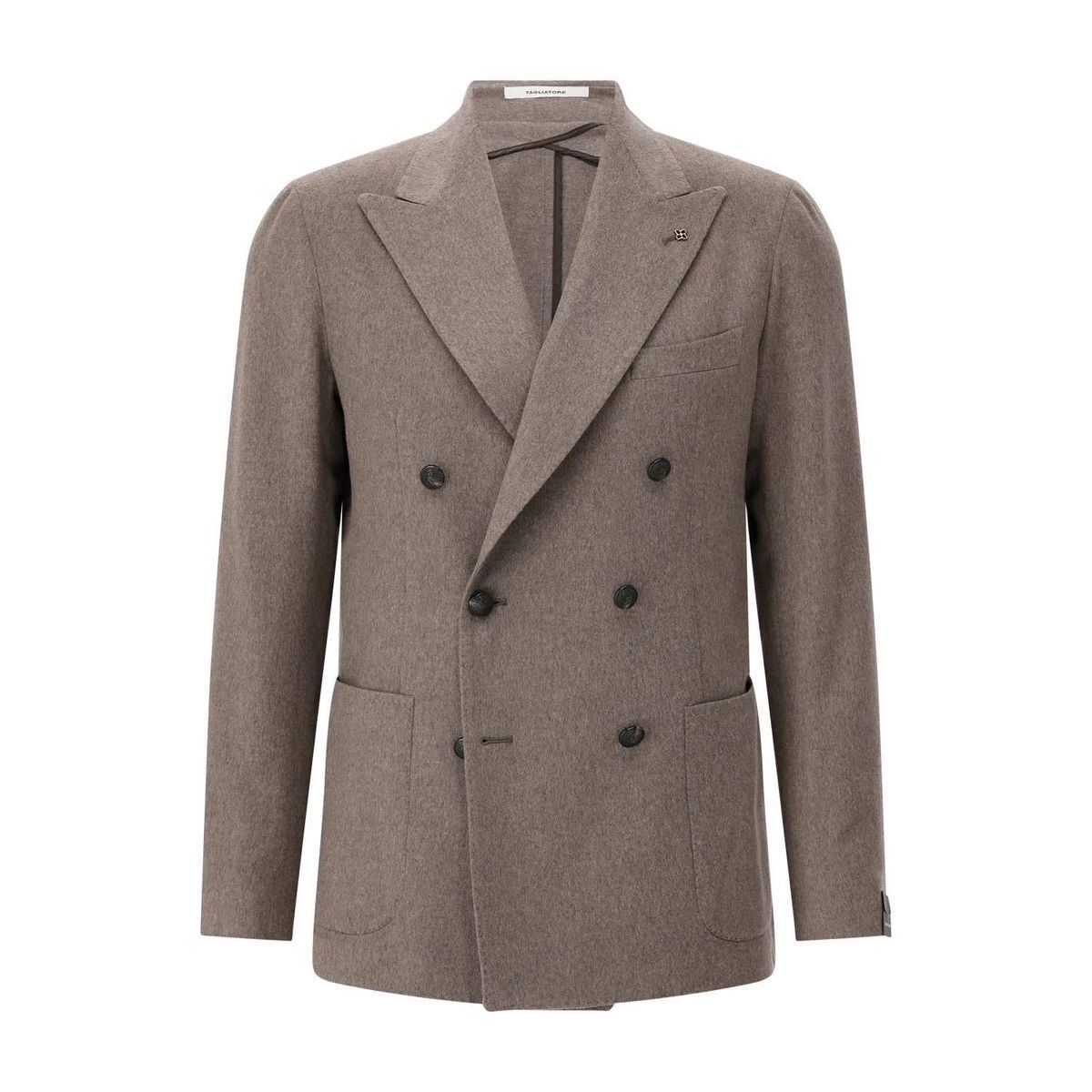 Zweireihiger Blazer aus Wolle und Kaschmir