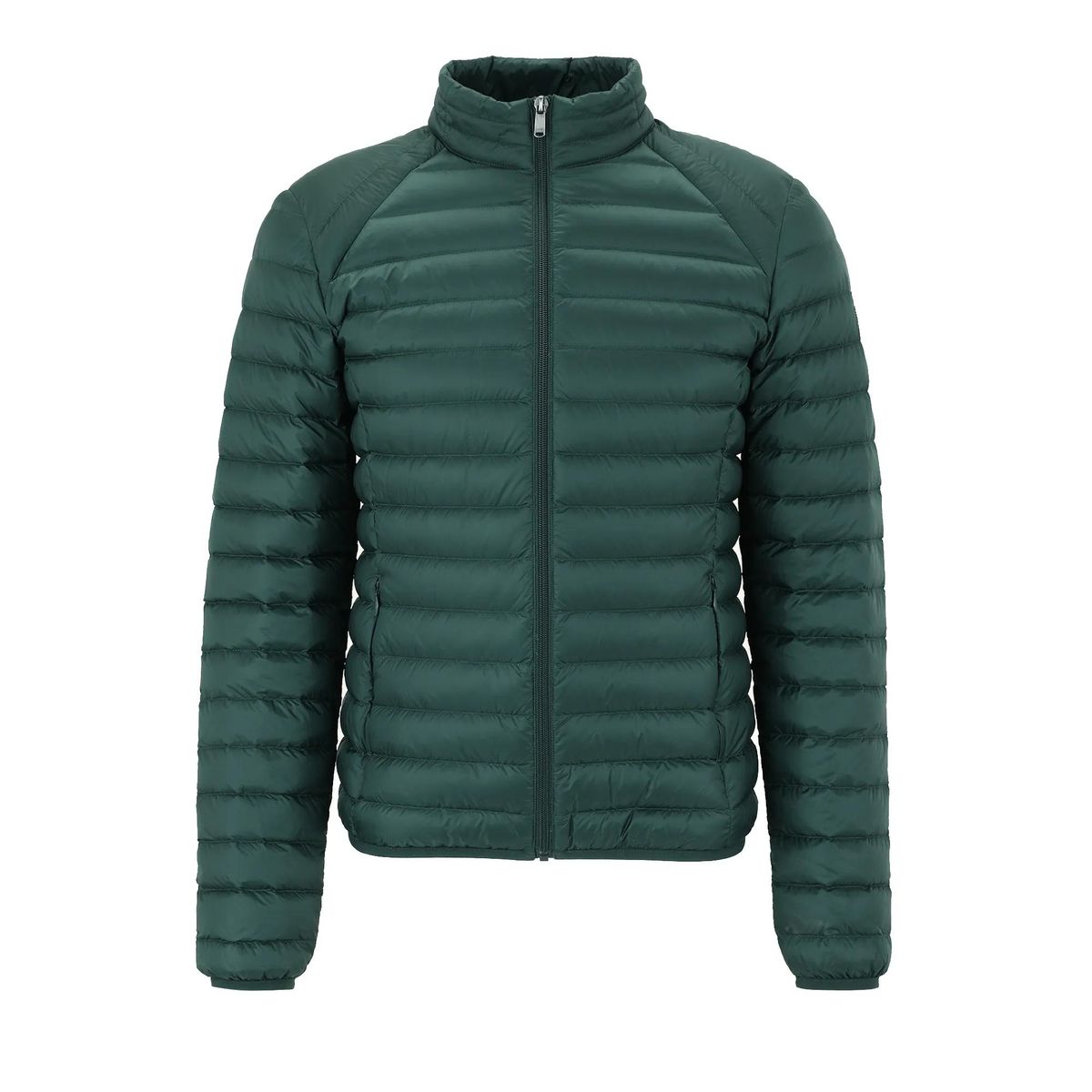 Leichte gesteppte Daunenjacke mit Stehkragen