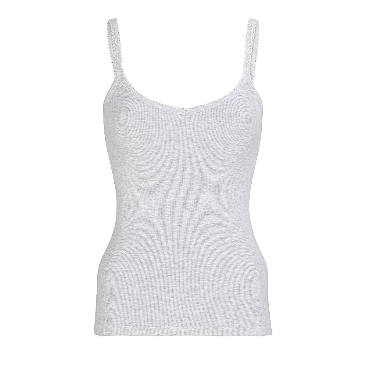 Geripptes Strick Tanktop