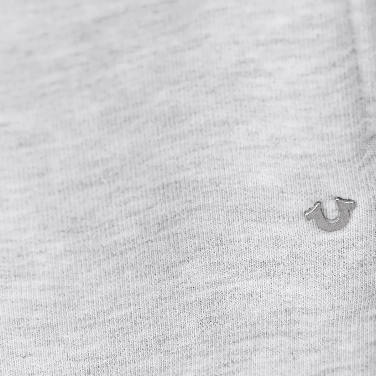 Graue Jersey-Strick-Loungeshorts