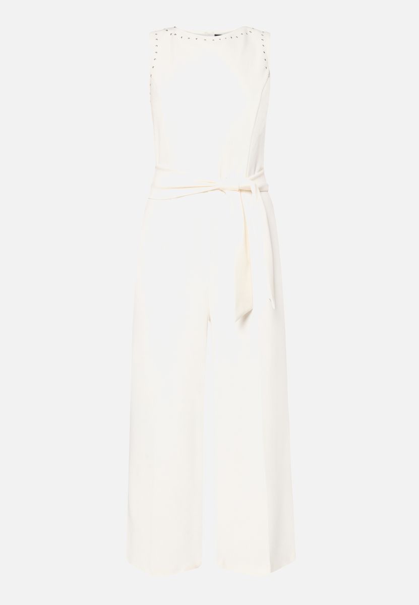 Eleganter ärmelloser Culotte-Jumpsuit mit Gürtel
