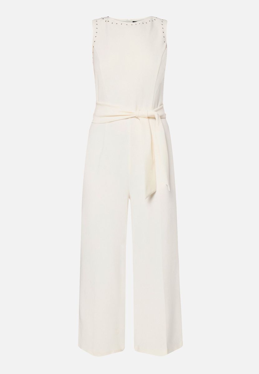 Eleganter ärmelloser Culotte-Jumpsuit mit Gürtel
