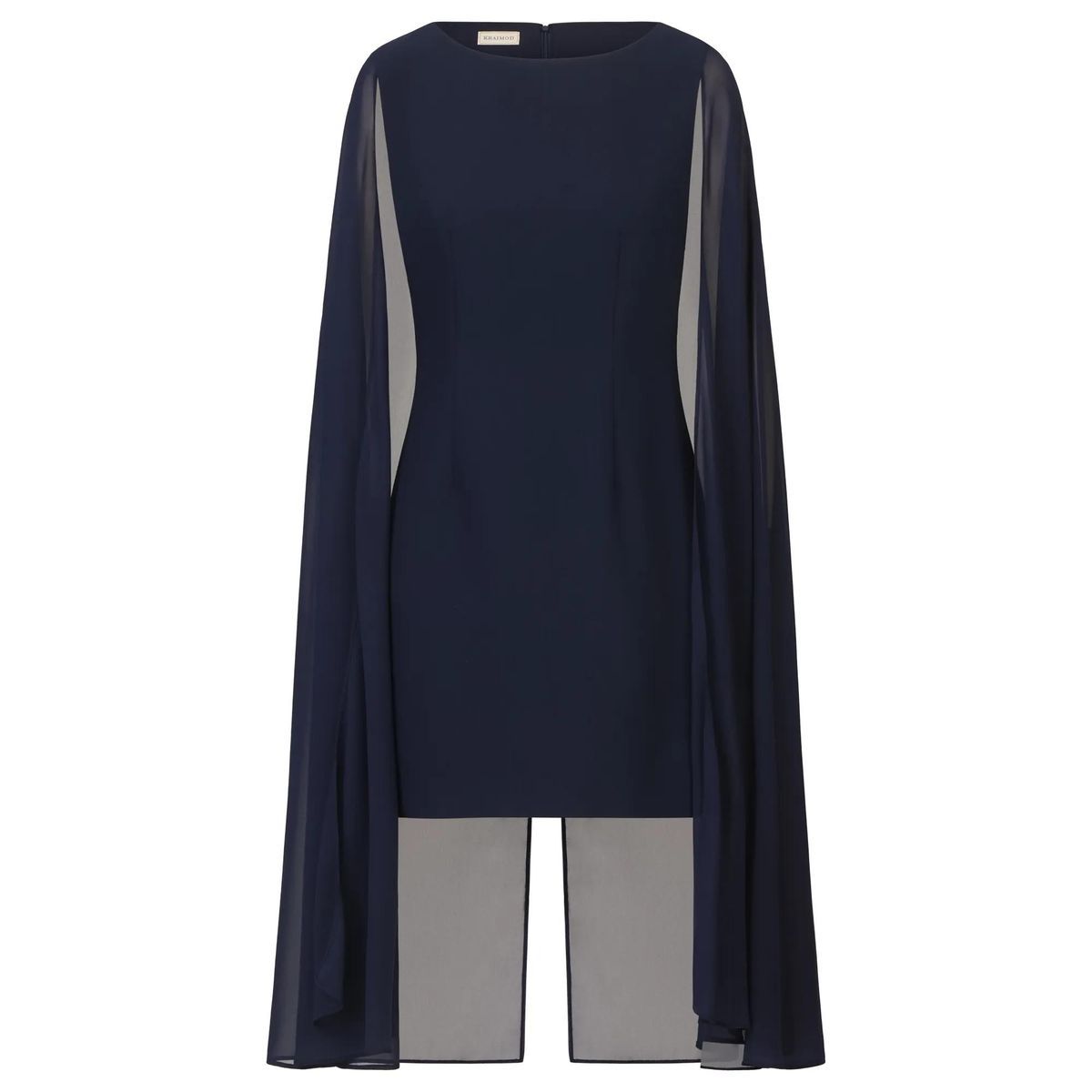 Elegantes Cocktailkleid mit Cape-Ärmeln