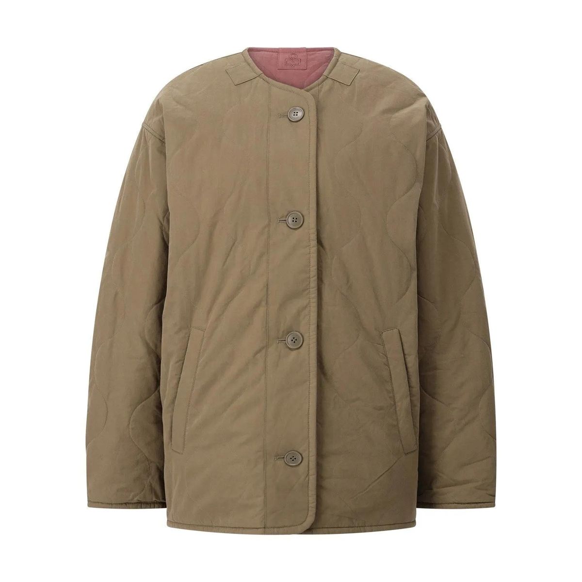 Gesteppte, wendbare Oversized-Jacke