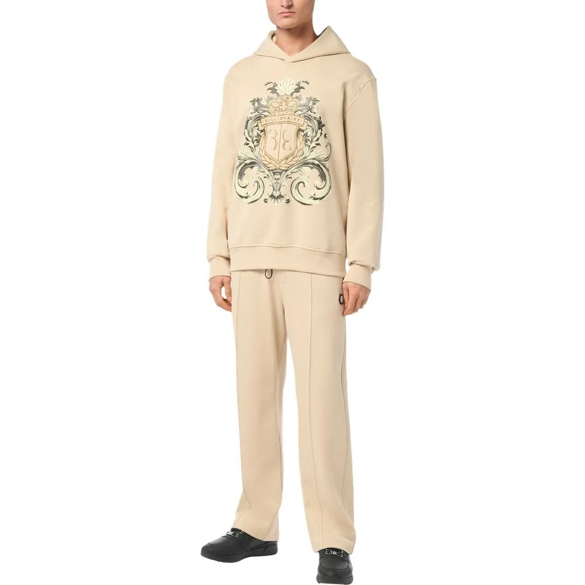 Barock Wappen Baumwoll-Hoodie