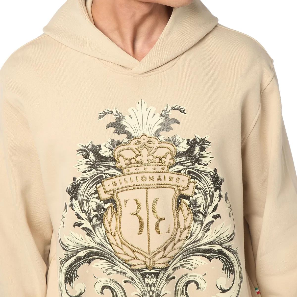Barock Wappen Baumwoll-Hoodie