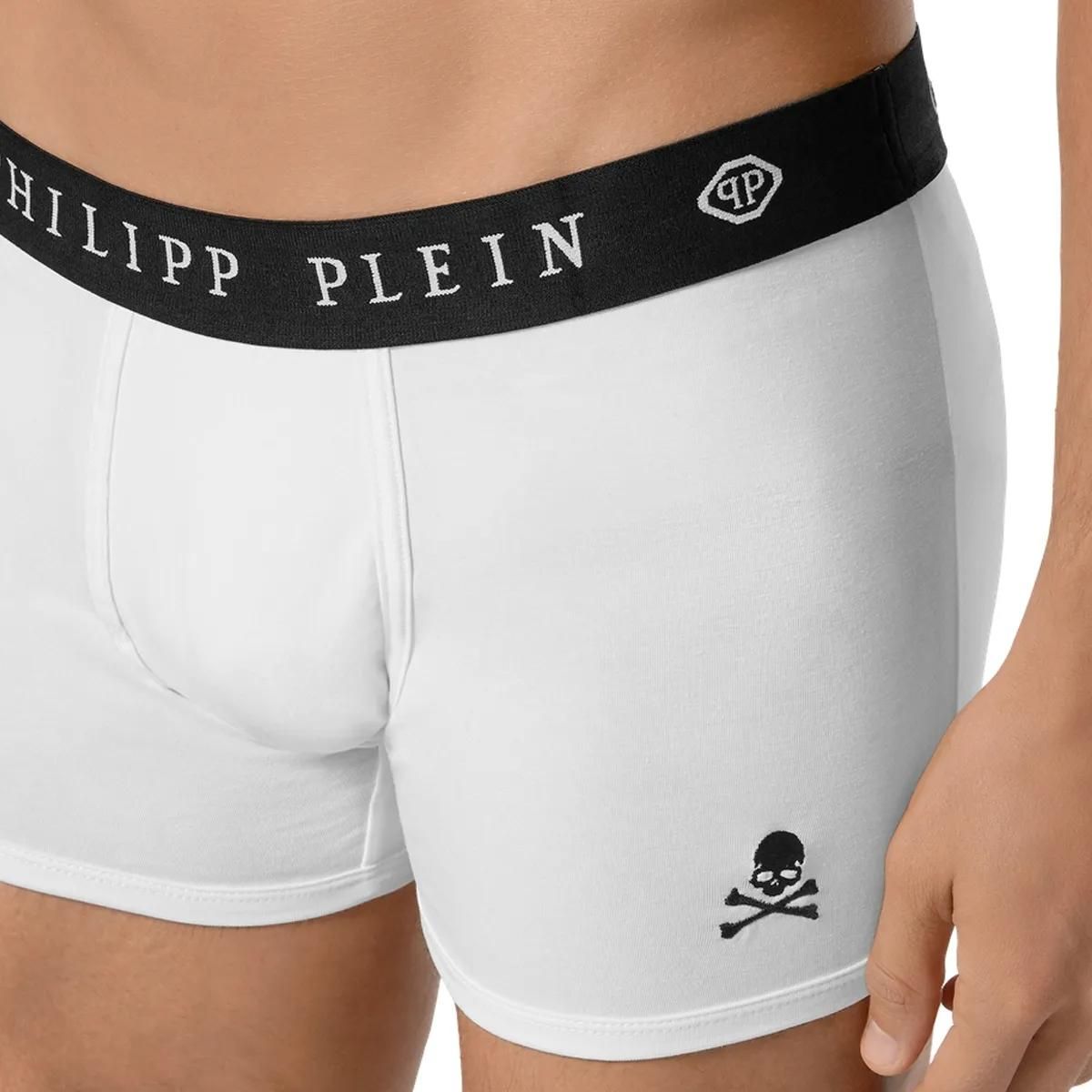 Skull Logo Stretch Baumwoll-Boxershorts