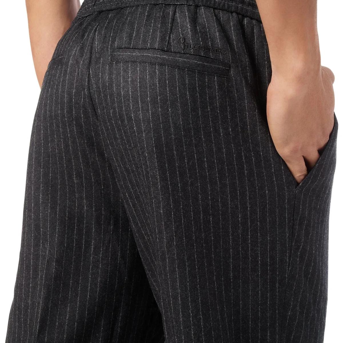 Gestreifte Hosen mit Kordelzug aus Flanell