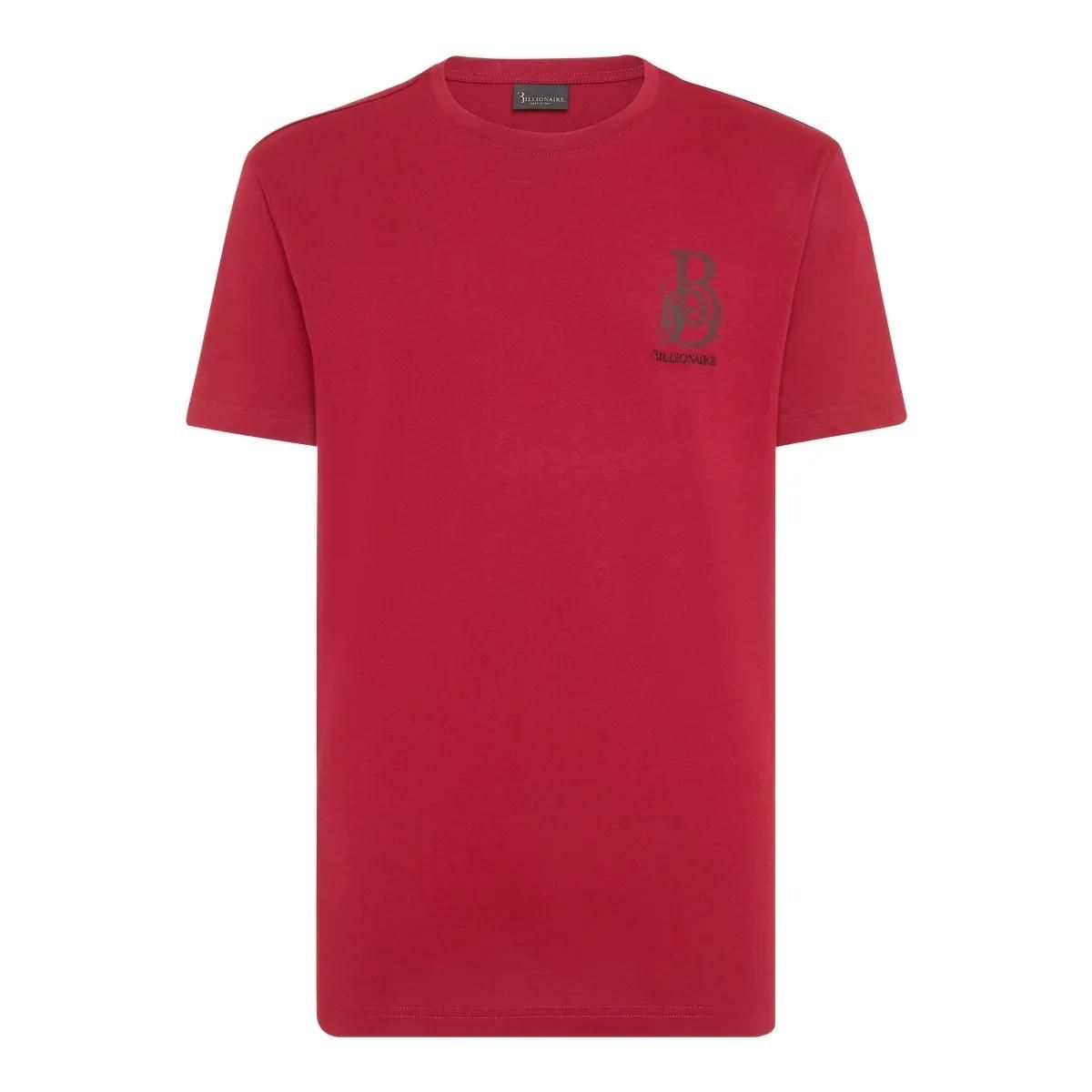 Klassisches T-Shirt mit Rundhalsausschnitt und Logo