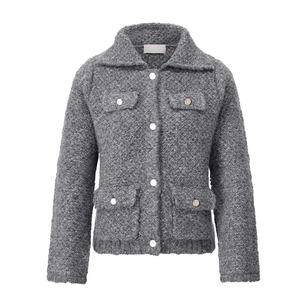 Strickjacke aus Alpaka-Mischung mit Taschen