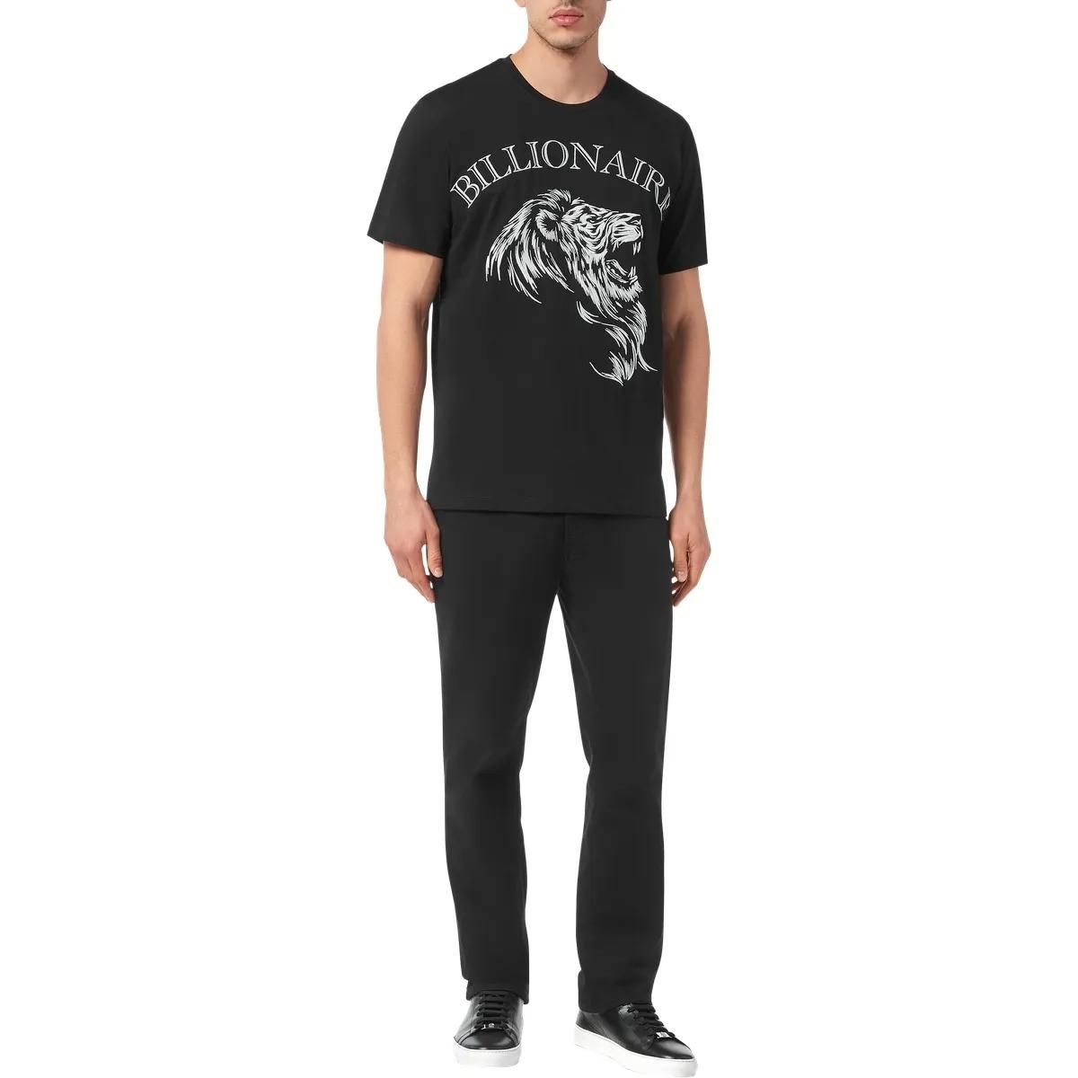 Auffälliges T-Shirt mit Löwenprint