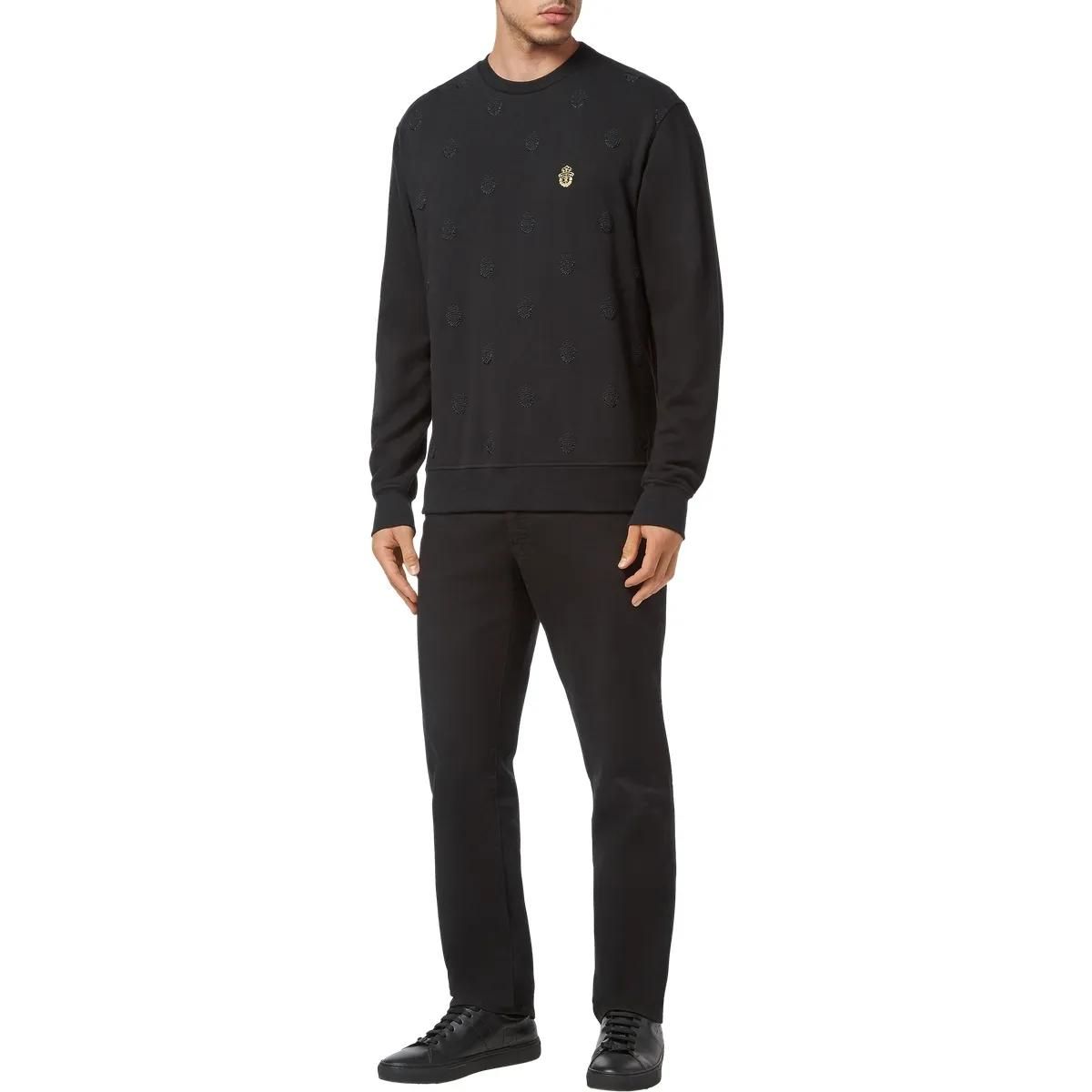 Sweatshirt mit Monogrammdruck