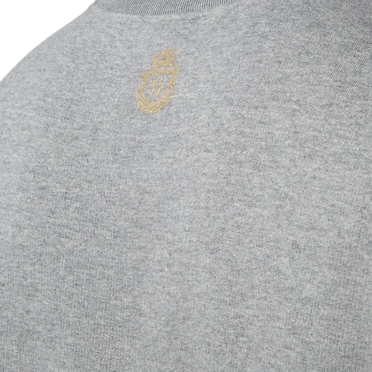 Sweatshirt mit Monogramm-Print und Rundhalsausschnitt