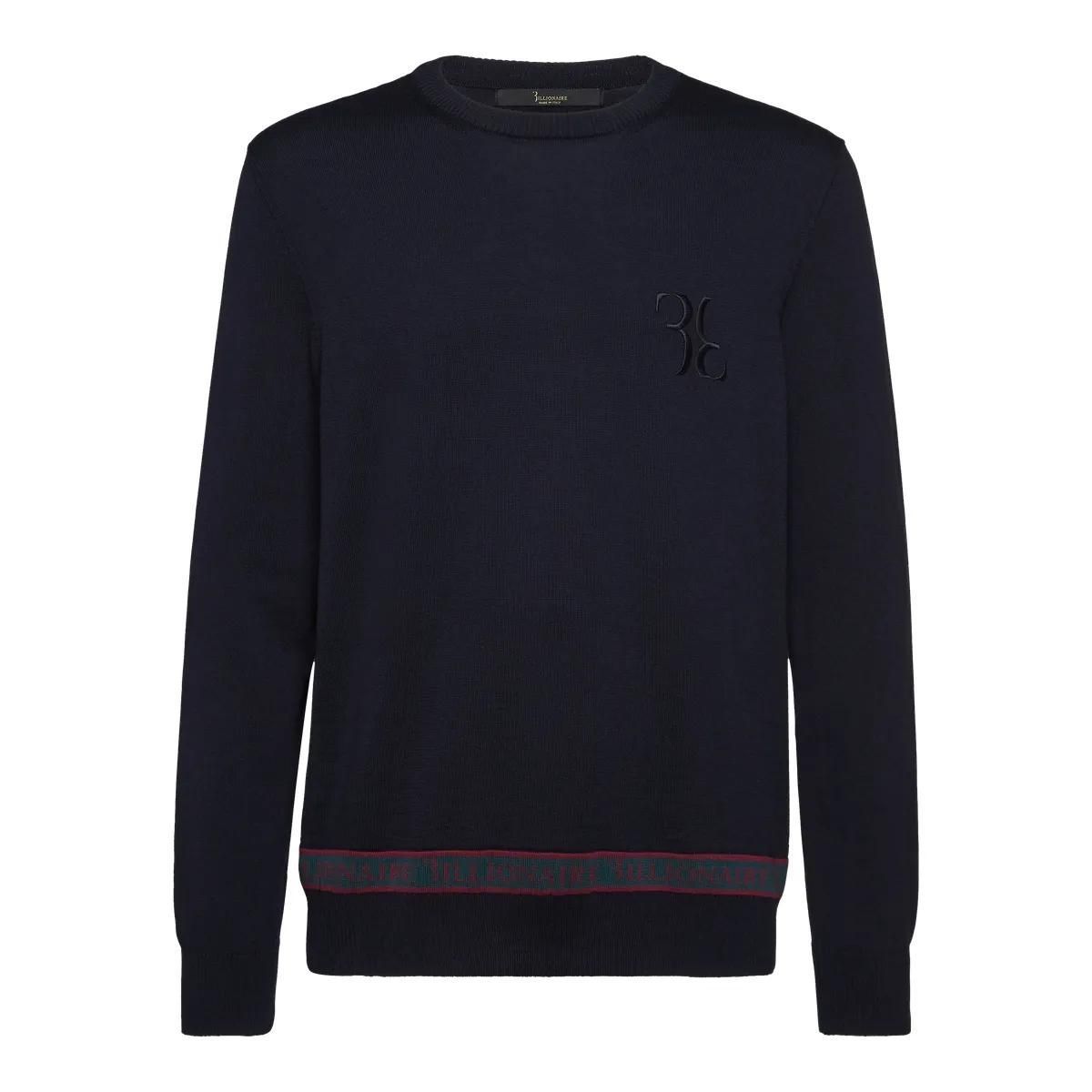 Strickpullover aus Merinowolle-Seide-Mischung