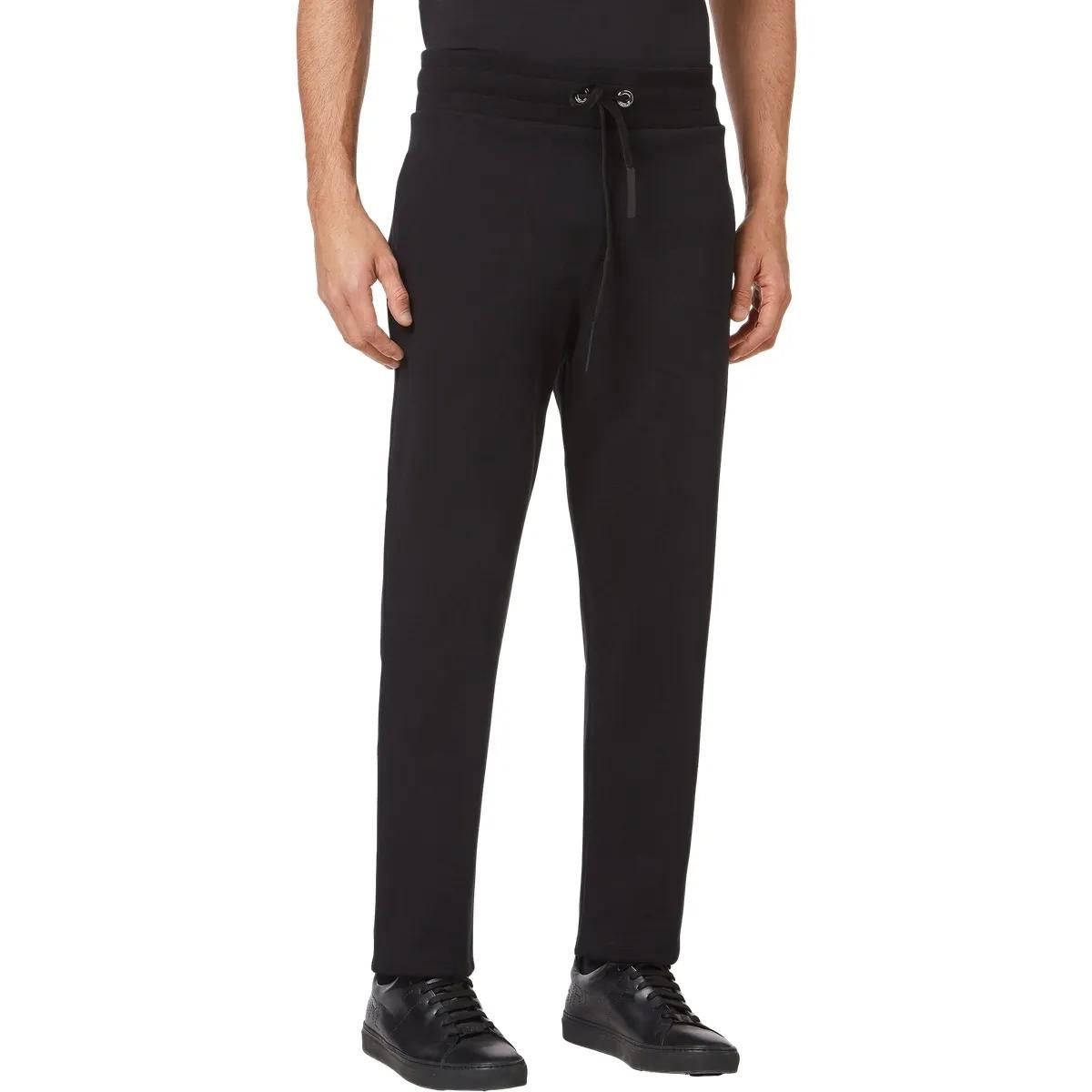 Baumwoll-Fleece-Jogginghose mit Kordelzug