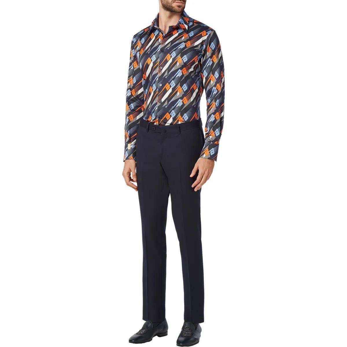 Langärmliges Poplin Hemd Slim Fit