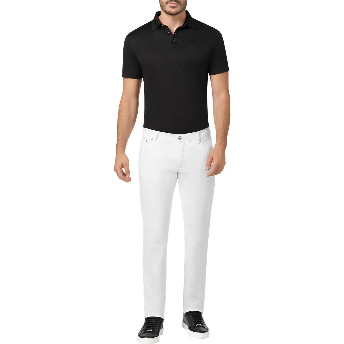 Straight Leg Stretch Denim Jeans