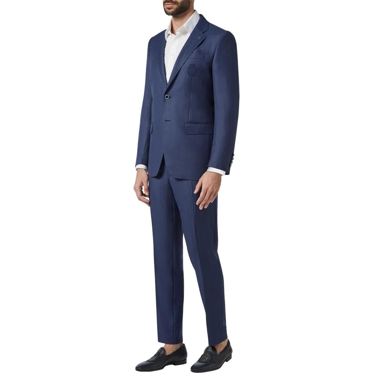 Klassischer Marineblazer mit zwei Knöpfen