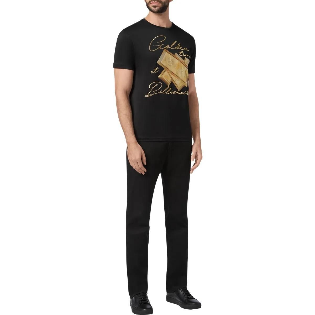 Baumwolljersey-T-Shirt mit Grafikdruck