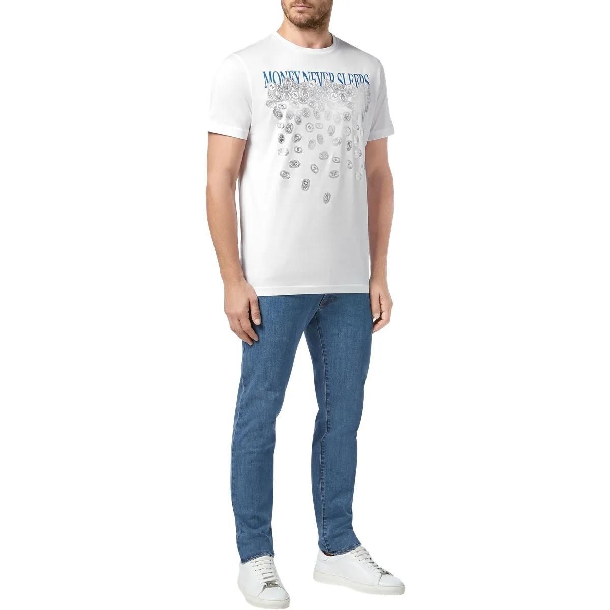 T-Shirt aus Baumwolljersey mit Grafikprint