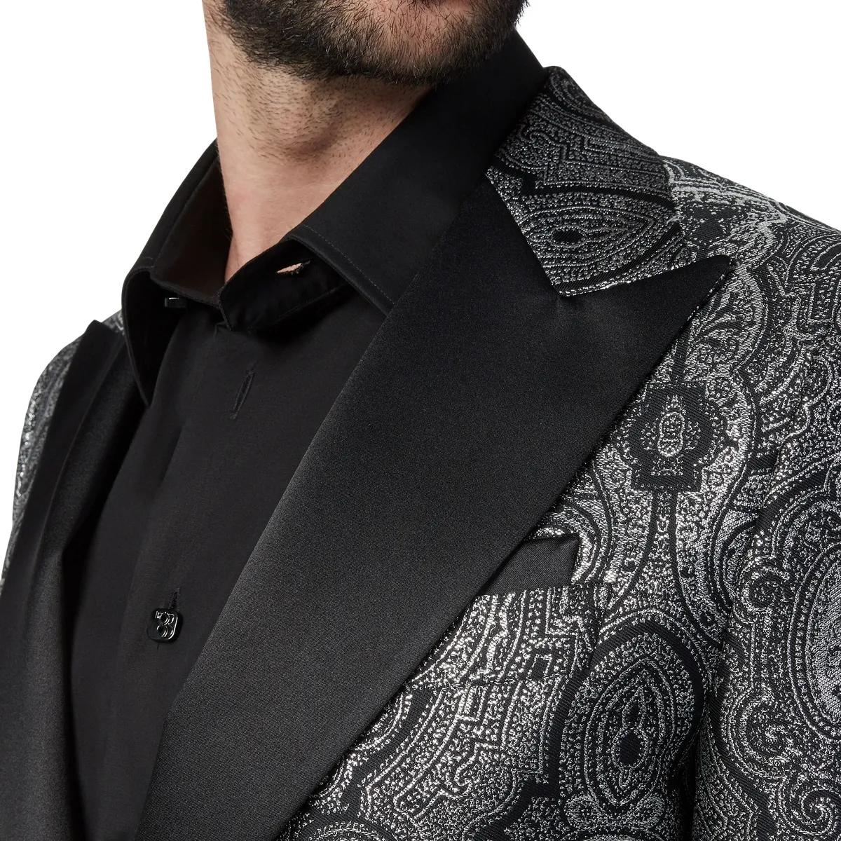 Paisley Jacquard Dinner Blazer Jacke