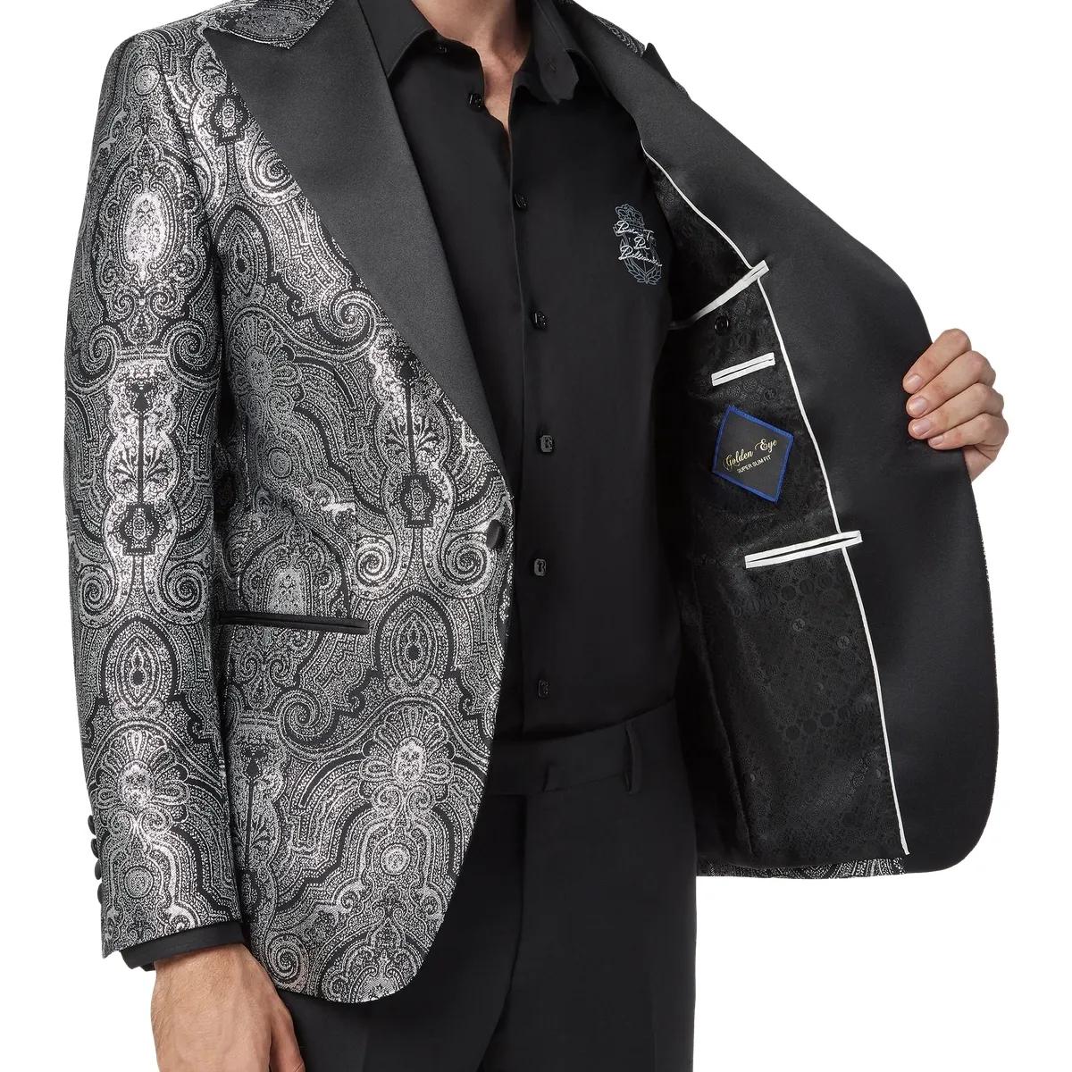 Paisley Jacquard Dinner Blazer Jacke